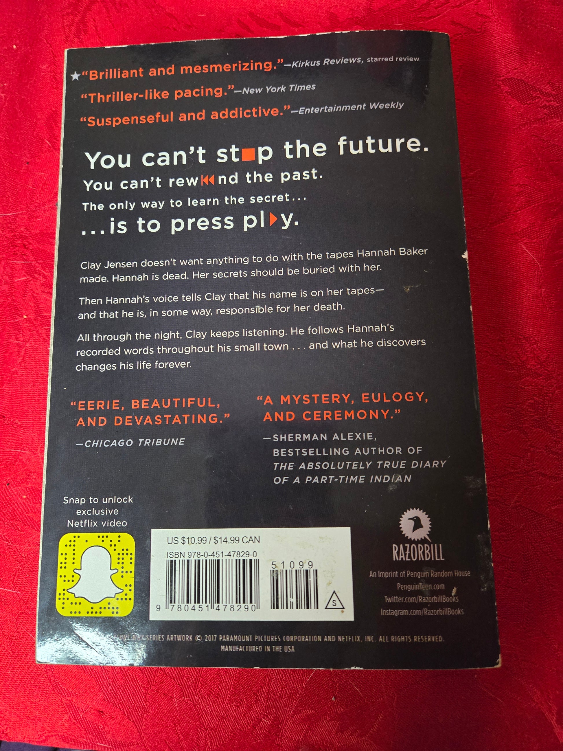 13 Reasons Why By: Jay Asher image 1