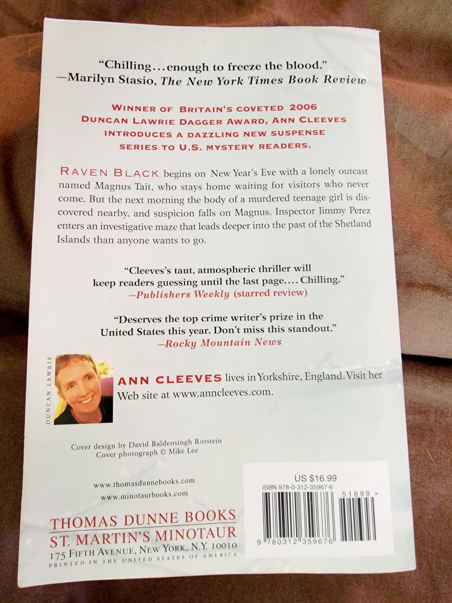 Raven Black By: Ann Cleeves image 1